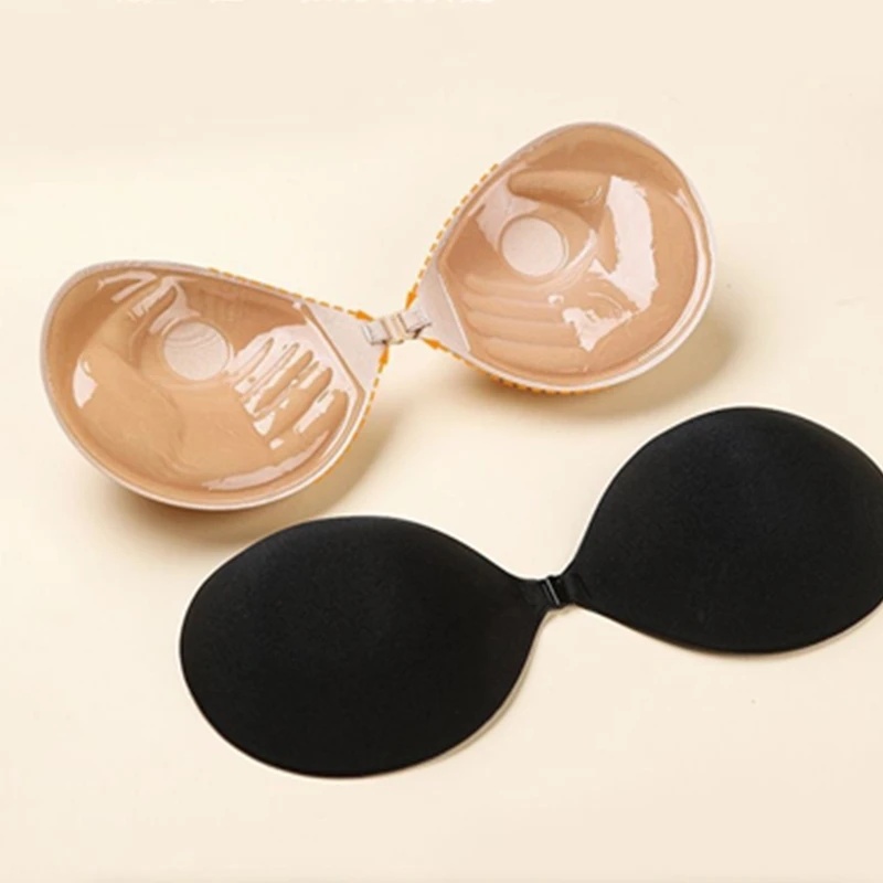 Push Up Bra Padded - 3cm 높이를 주는 실리콘 접착식 브라
