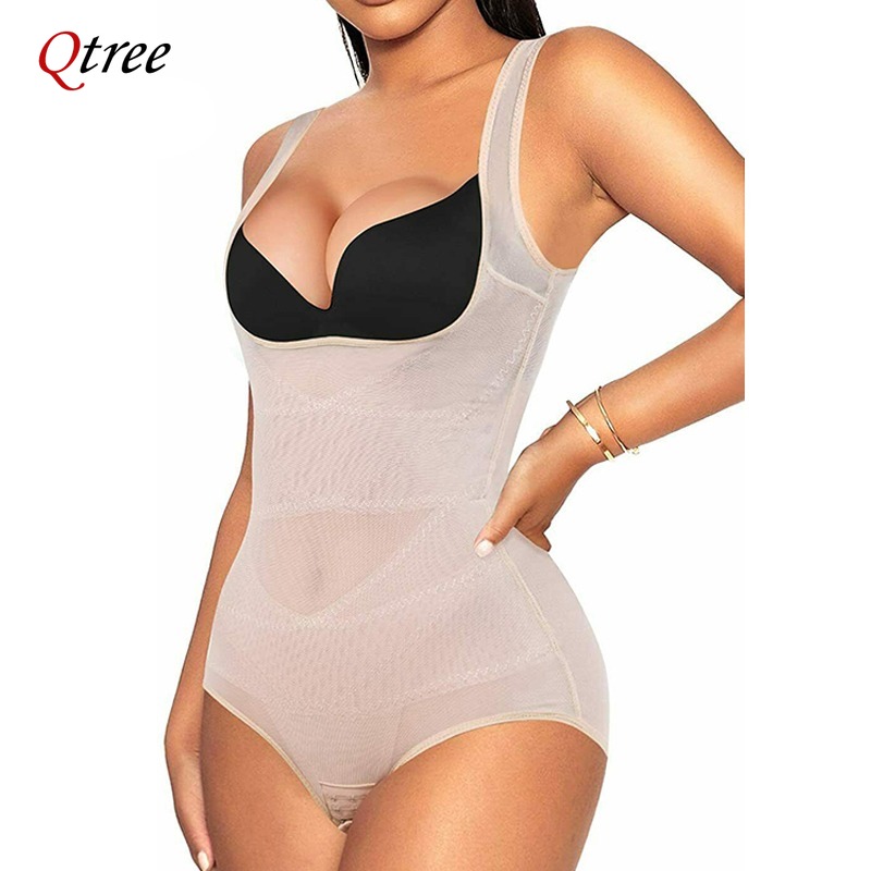Shapewear Bodysuit Firm - Qtree Fajas Reductoras 여성 바디 셰이퍼