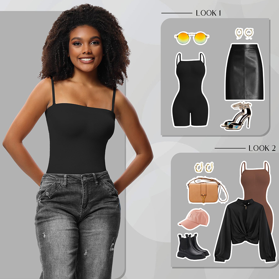 여성용 스트랩리스 보정속옷 바디 수트, 엉덩이 리프터, - Shapewear Bodysuit Firm 리뷰 및 가격