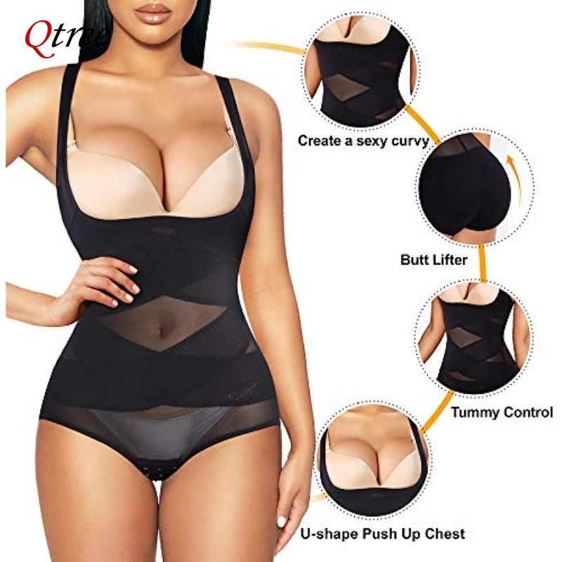 Qtree Fajas Reductoras 여성 바디 셰 - Shapewear Bodysuit Firm 리뷰 및 가격