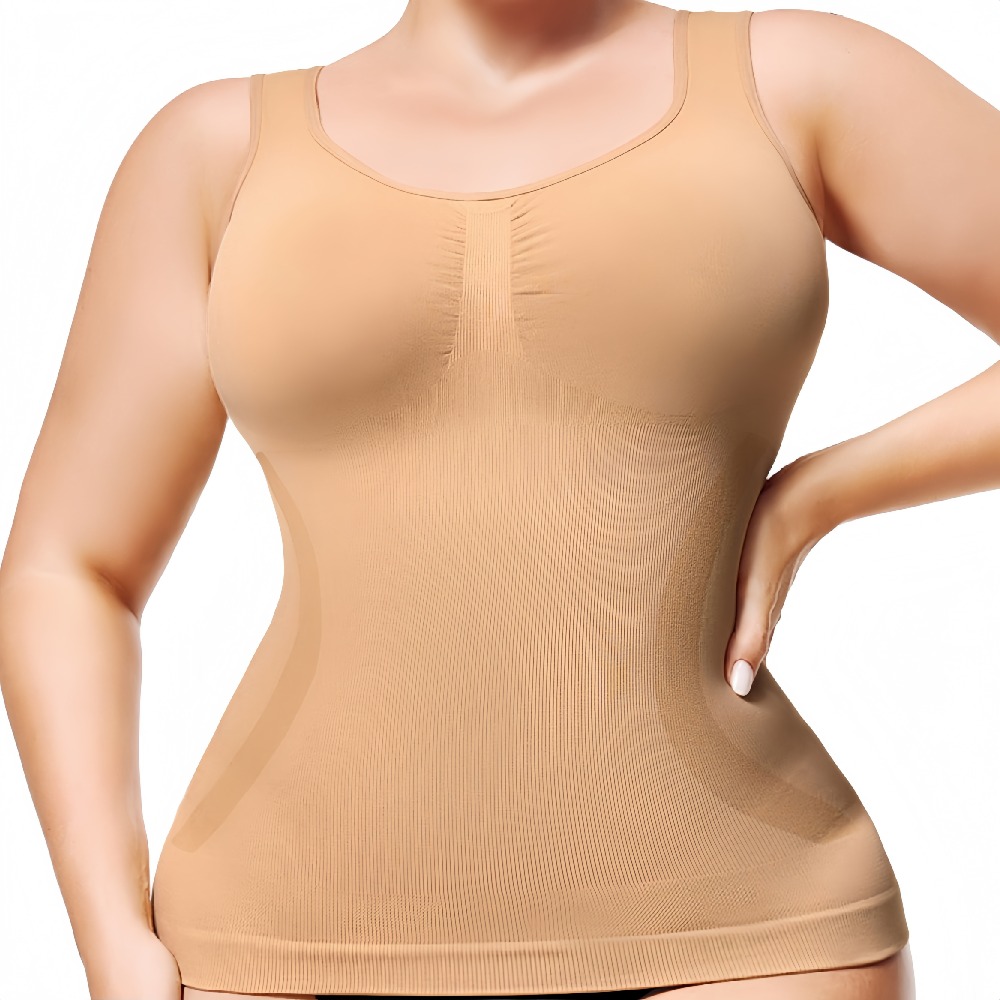 1피스 플러스 사이즈 여성용 심리스 쉐이프웨어 탱크탑, - Shapewear Bodysuit Firm 리뷰 및 가격