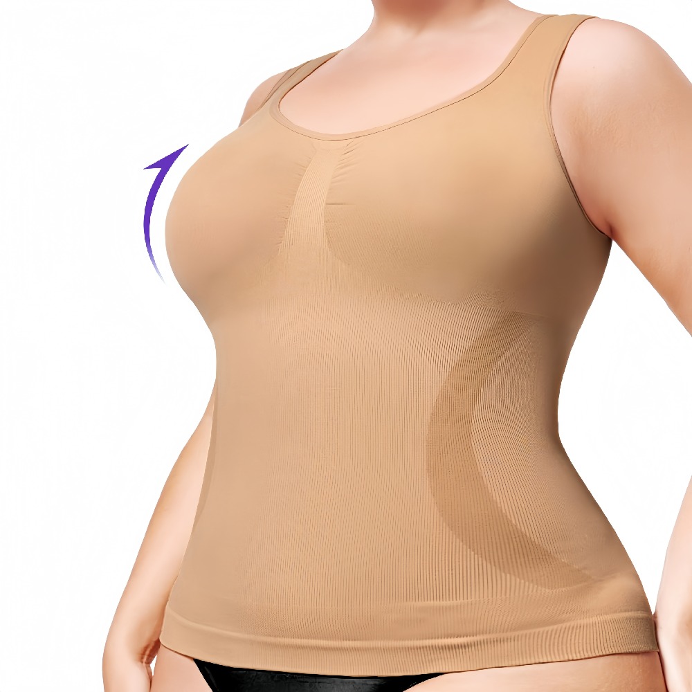 1피스 플러스 사이즈 여성용 심리스 쉐이프웨어 탱크탑, - Shapewear Bodysuit Firm 리뷰 및 가격